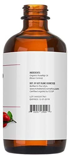 Kate Blanc Rosehip Oil's organic formula delivers non-greasy hydration.