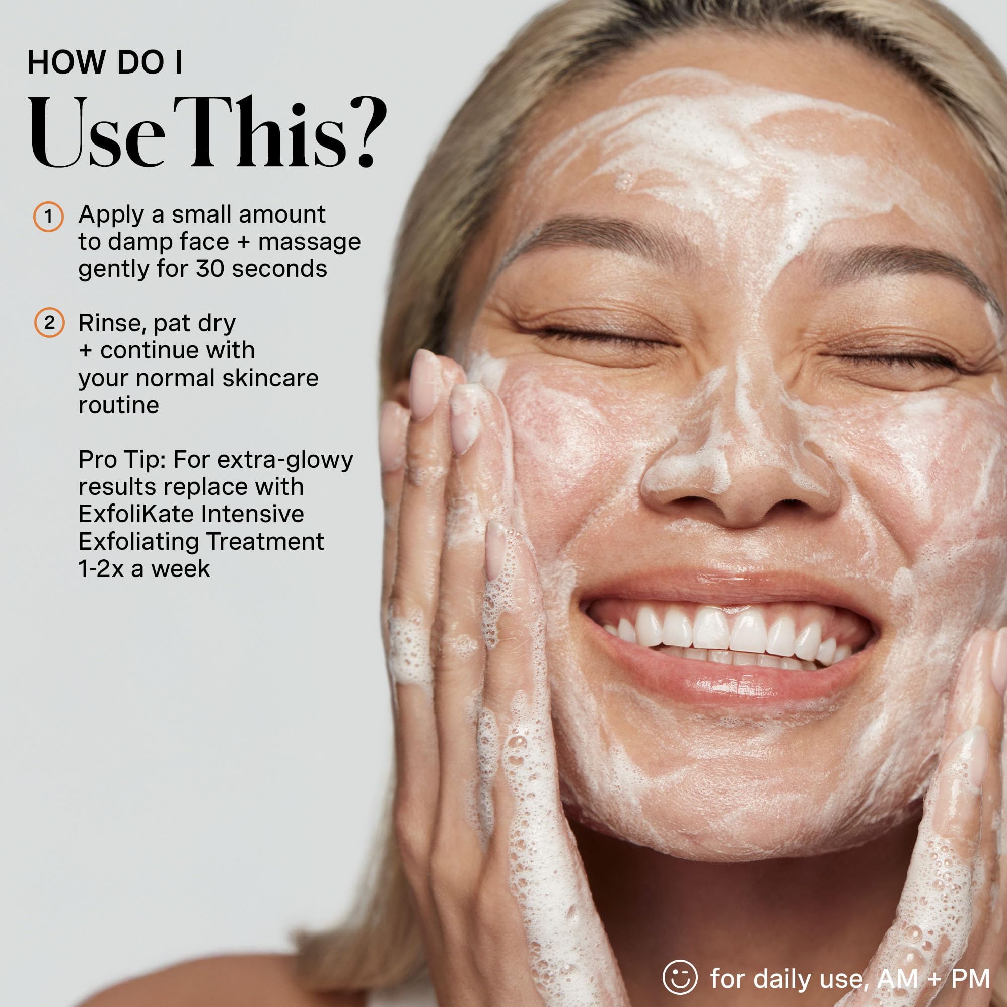 Kate Somerville ExfoliKate Cleanser with papaya pineapple pumpkin enzymes