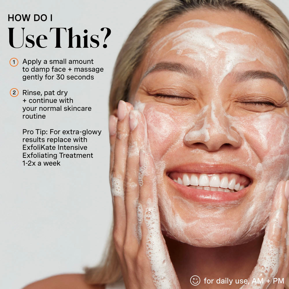 Kate Somerville ExfoliKate Cleanser with papaya pineapple pumpkin enzymes