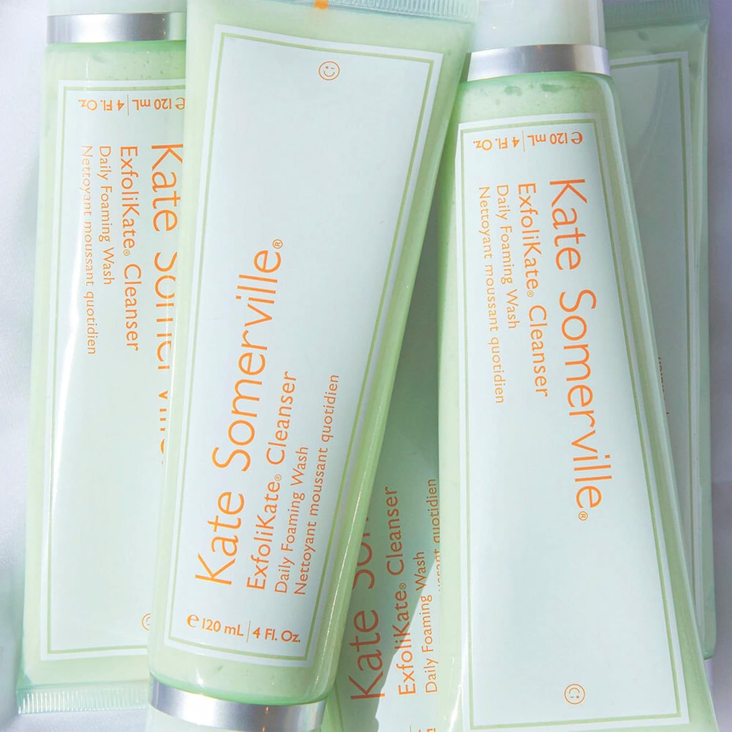 Exfolikate Cleanser visible pore refinement during cleansing