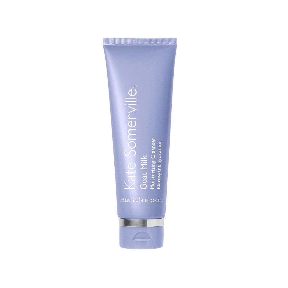 Packaging of Kate Somerville Goat Milk Moisturizing Cleanser on display.
