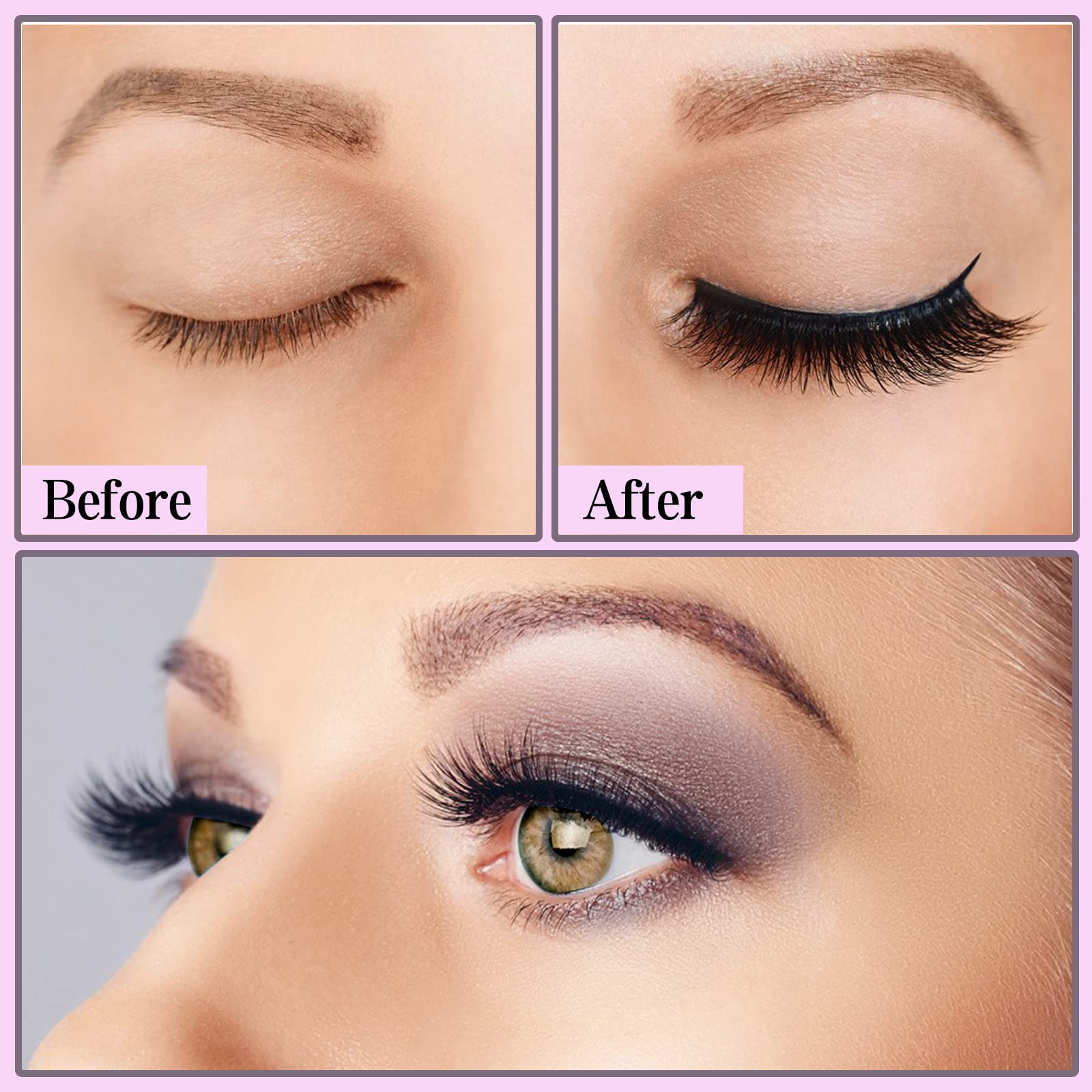 KATGE magnetic lashes tweezers simplify precise placement and secure application.