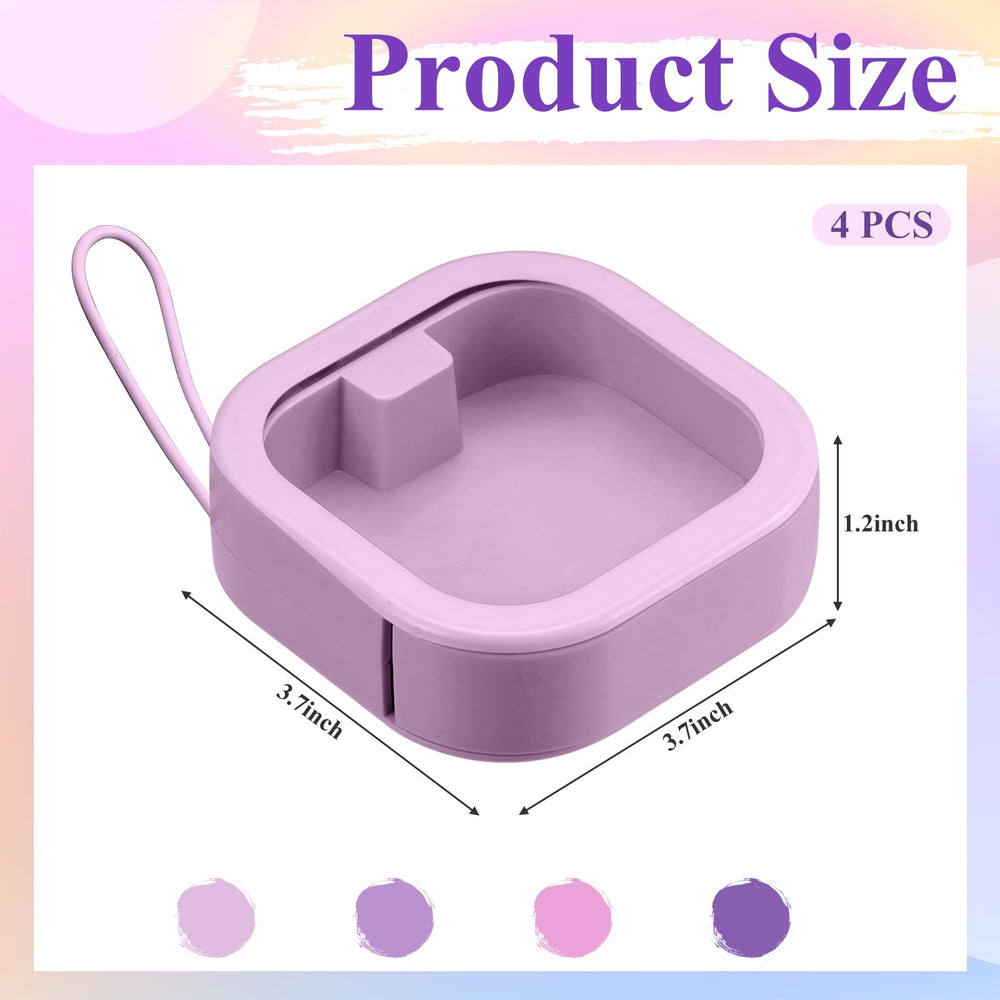 Kathfly stackable accessory container for easy, secure storage of small items