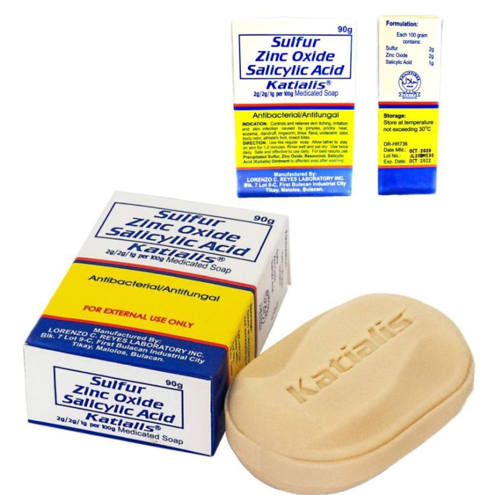 Katialis salicylic-acid soap bar highlighting deep cleansing and refreshing feel