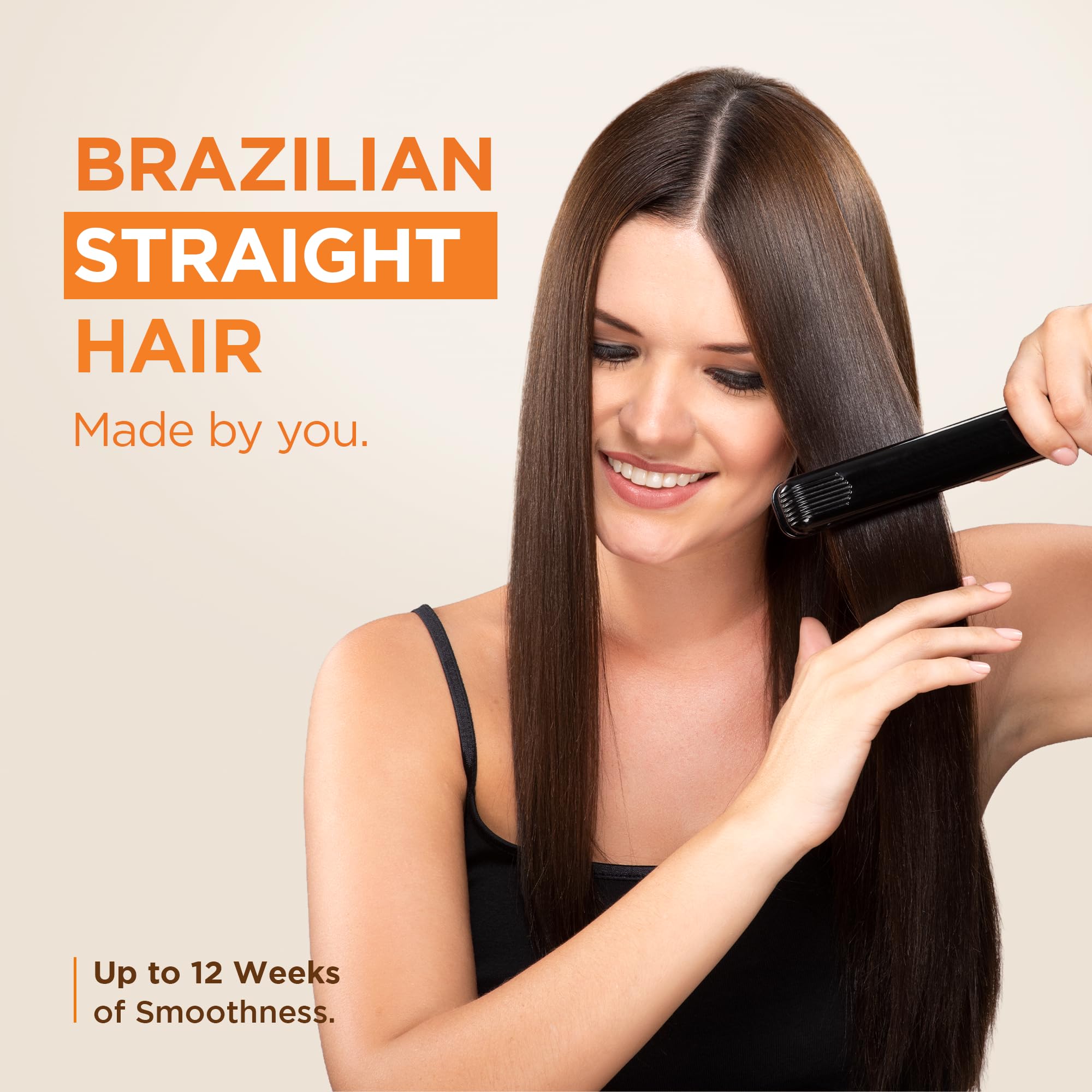 KATIVA hyaluronic acid and plant keratin benefits graphic on box.