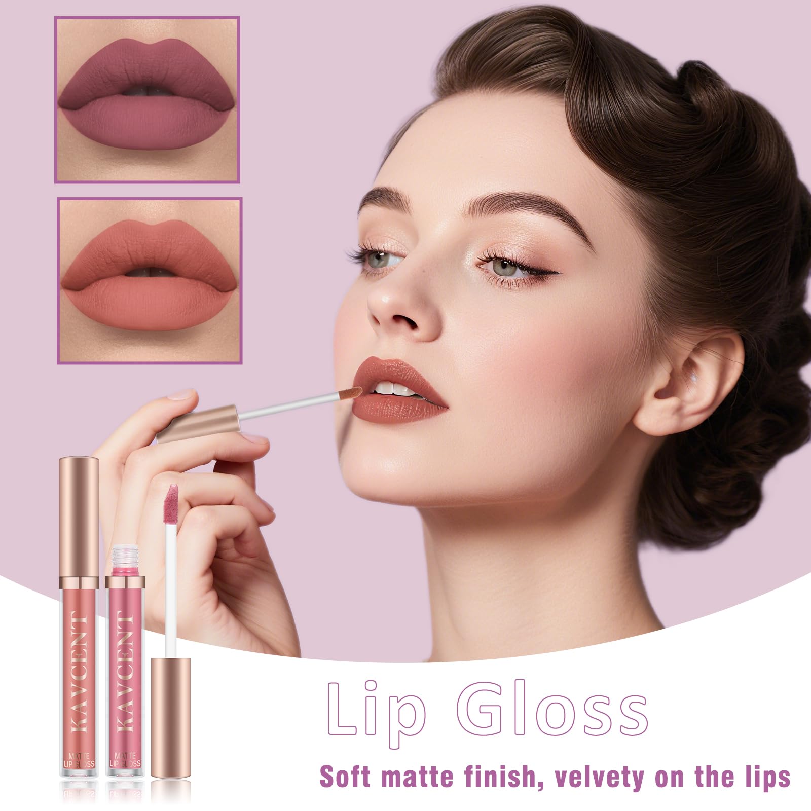 KAVCENT kit de maquillaje lapiz cejas para definición precisa.