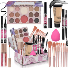KAVCENT kit de maquillaje paleta de 14 colores para crear estilos versátiles.