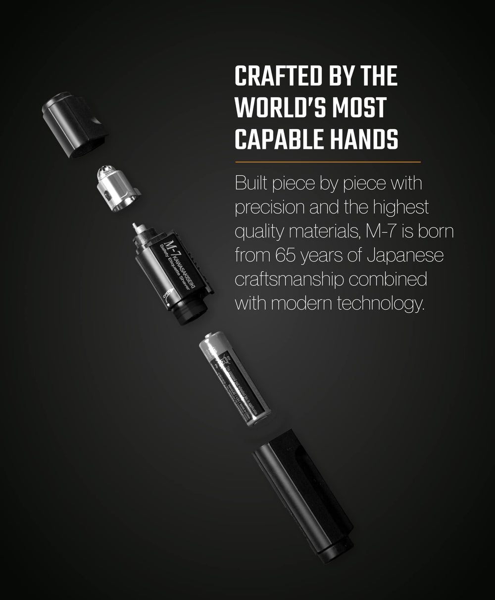 KAWASAKISEIKI M-7 nickel-coated tip provides safe contact.