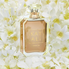 Kayali Vanilla 28 bottle front shows premium design for daily luxury.