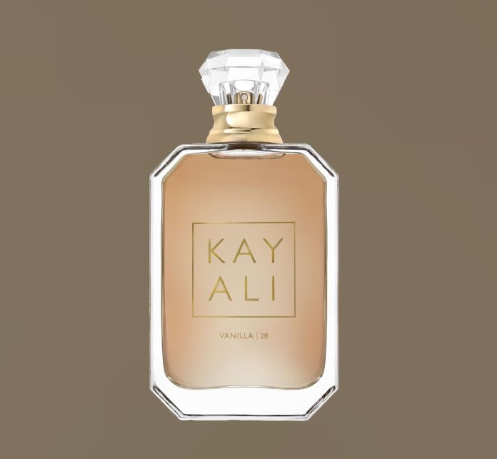 Kayali Vanilla 28 packaging box presents gift-ready presentation and premium branding.