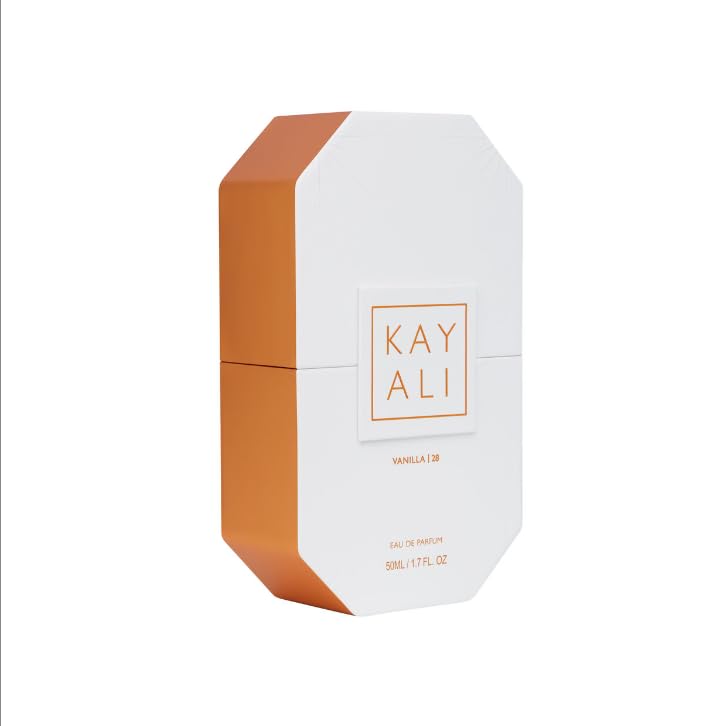 Kayali Vanilla 28 packaging inner image shows protective packaging and unboxing feel.