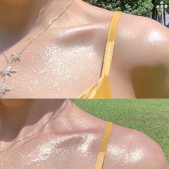 Kaynest cheekbone highlight spray emphasizing facial contour with radiant glow.