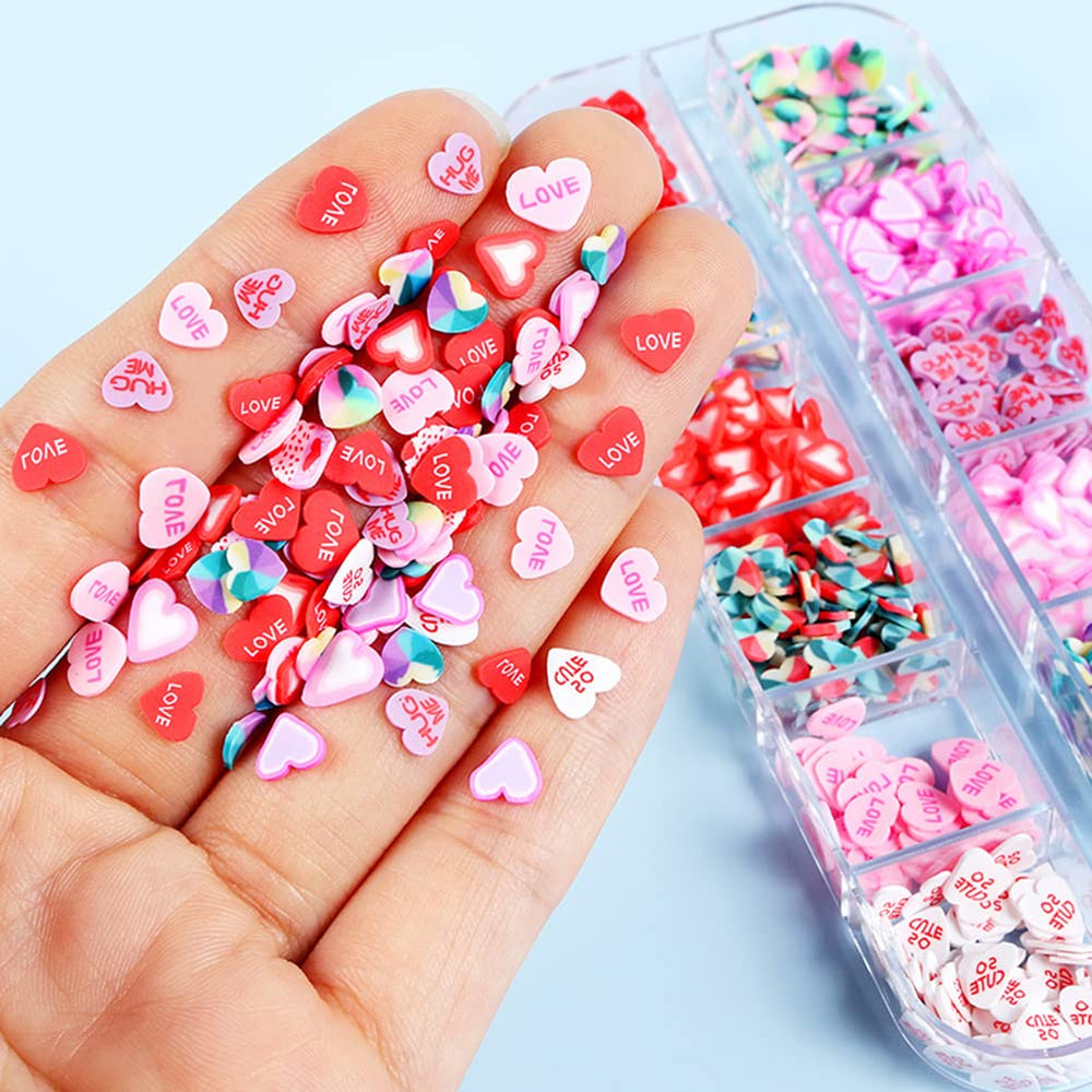 KCXUUYS Candy-color nail decor sequins for versatile DIY decorating.