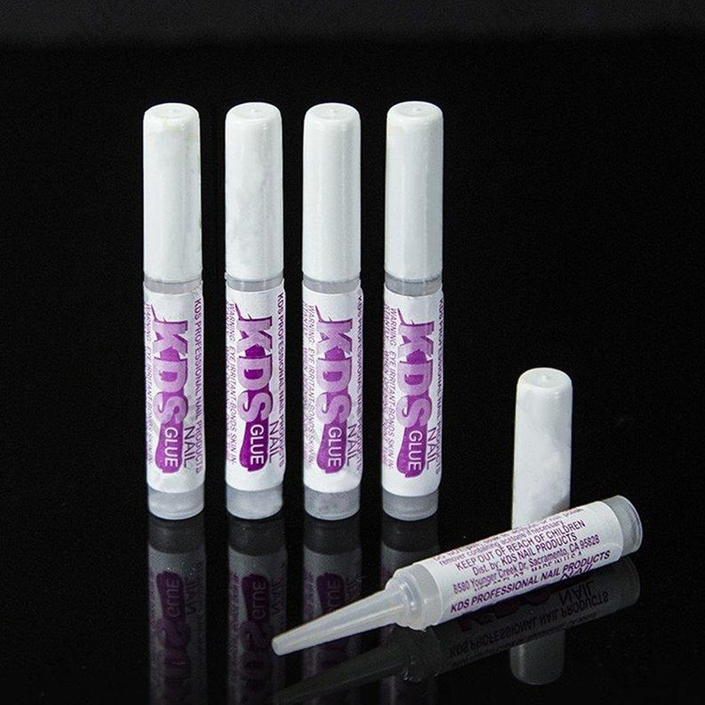 KDS Nail Glue water-resistant bond for durable daily wear.