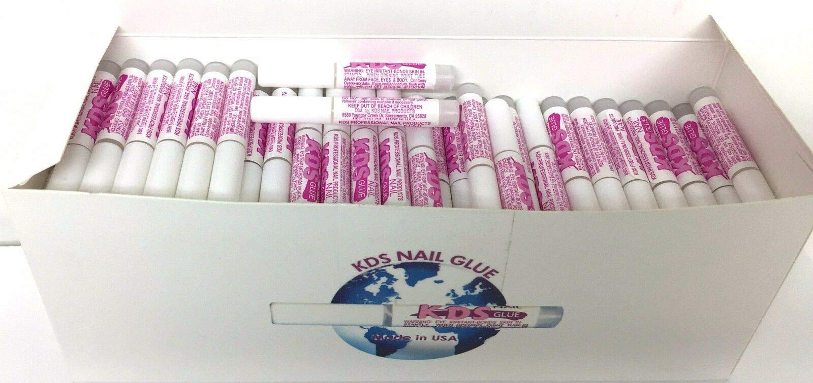 KDS Nail Tip Glue adhesive for acrylic tips delivers a strong bond for durable nails