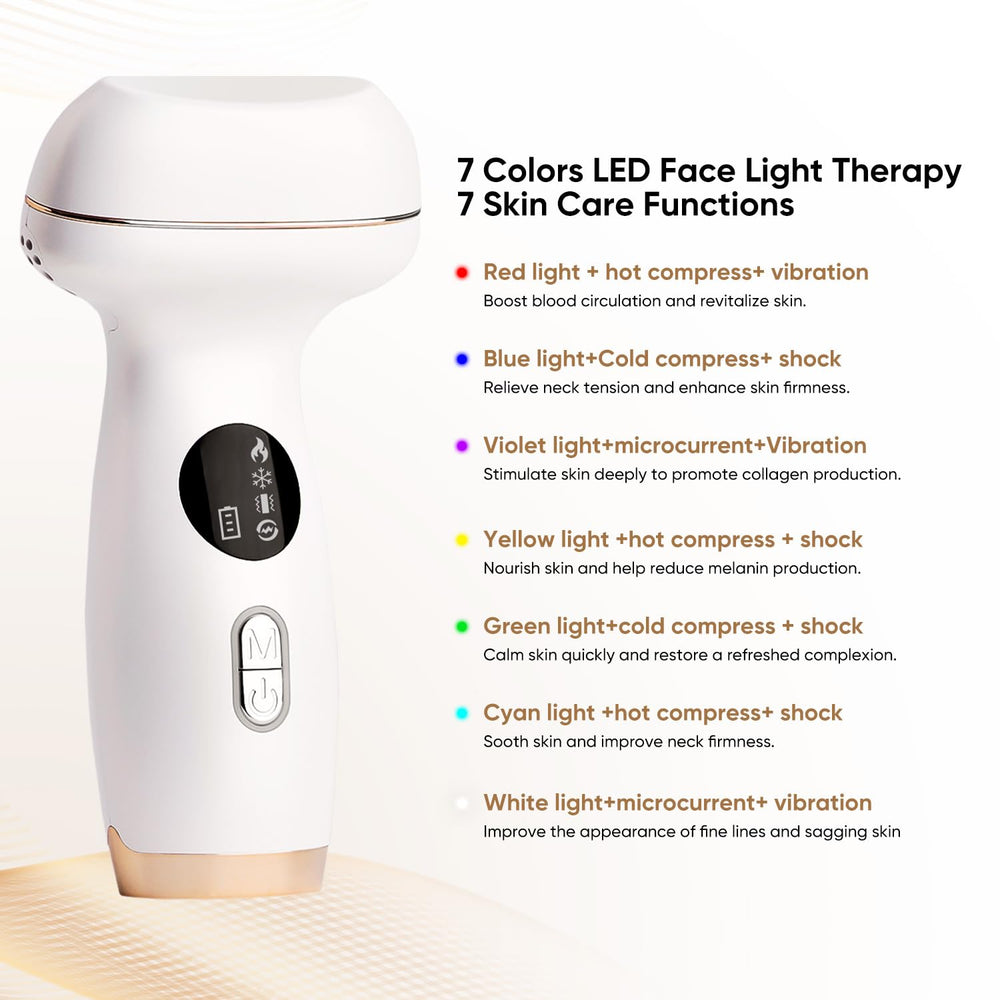 Kdune curved massage head close-up for precise facial contouring.