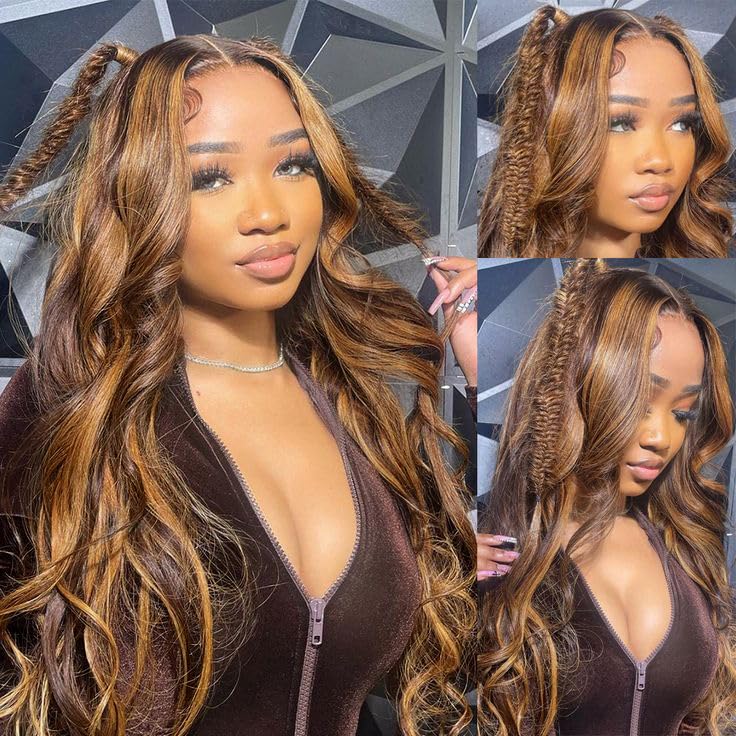 KeaBalo honey blonde lace front wig adds vibrant color and volume