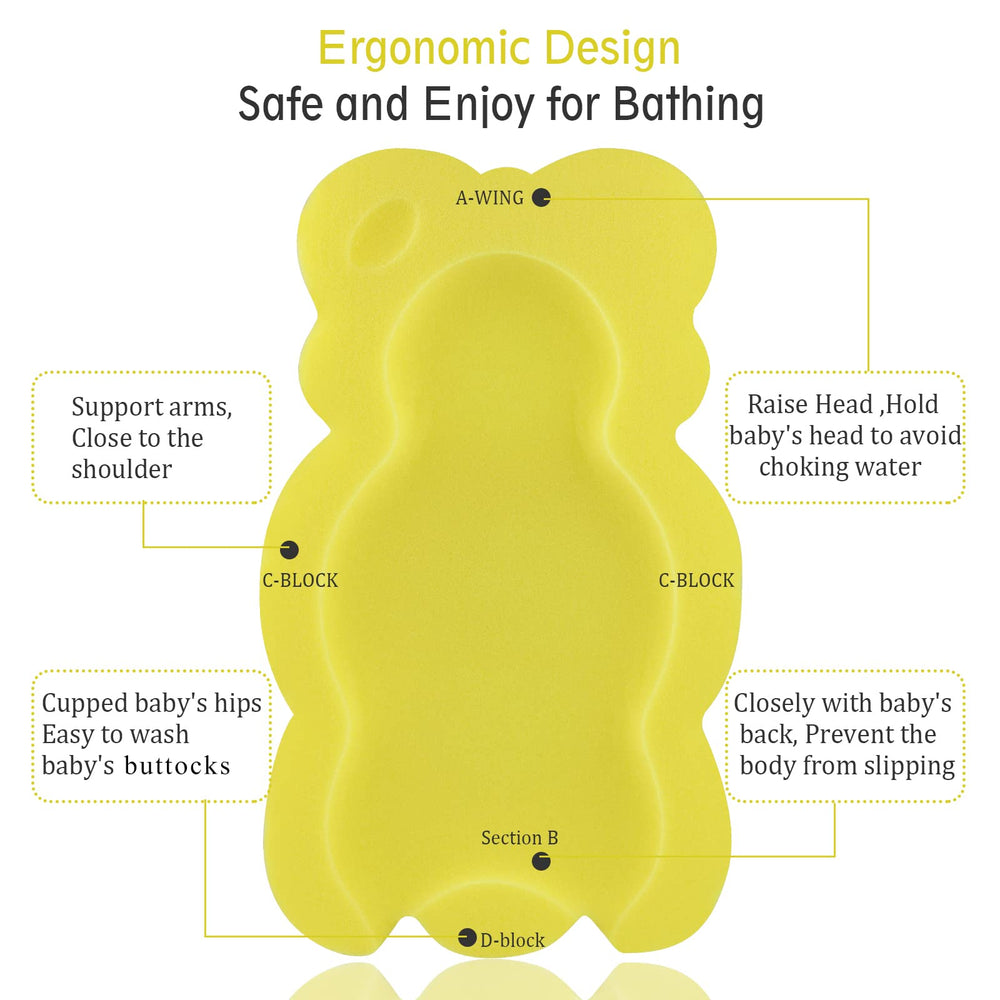KECUCO apoyo cuello bebe, contorno ergonómico para cabeza y cuello.