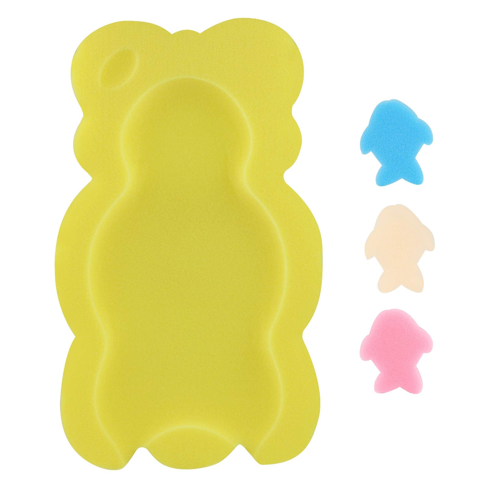 KECUCO cojin baño bebe, soporte suave y cómodo para baño seguro.