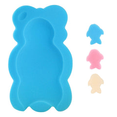 KECUCO cojín de baño para bebé azul: soporte cómodo para la piel delicada.