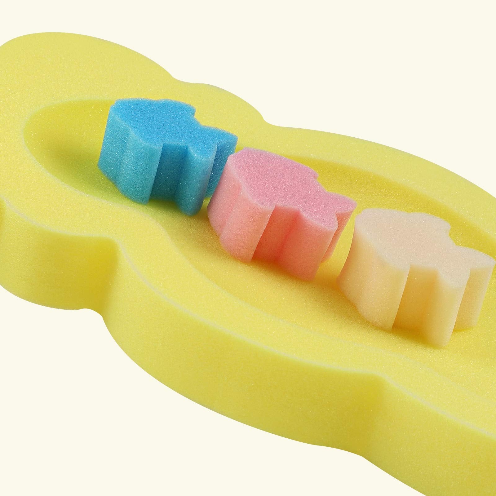KECUCO esponja baño bebe, absorción suave que protege la piel.
