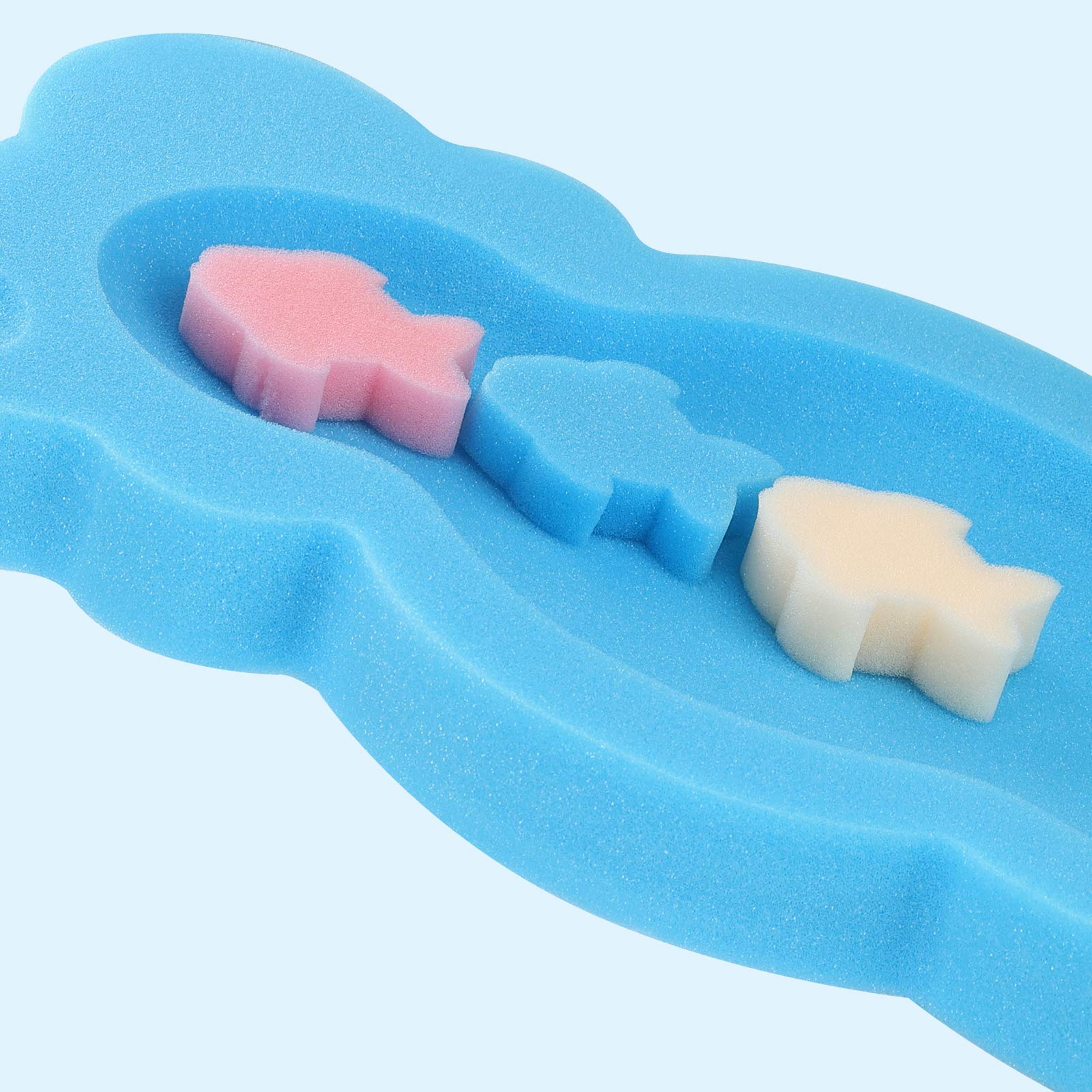 KECUCO espuma PU para baño infantil: absorbente y estable durante el baño.