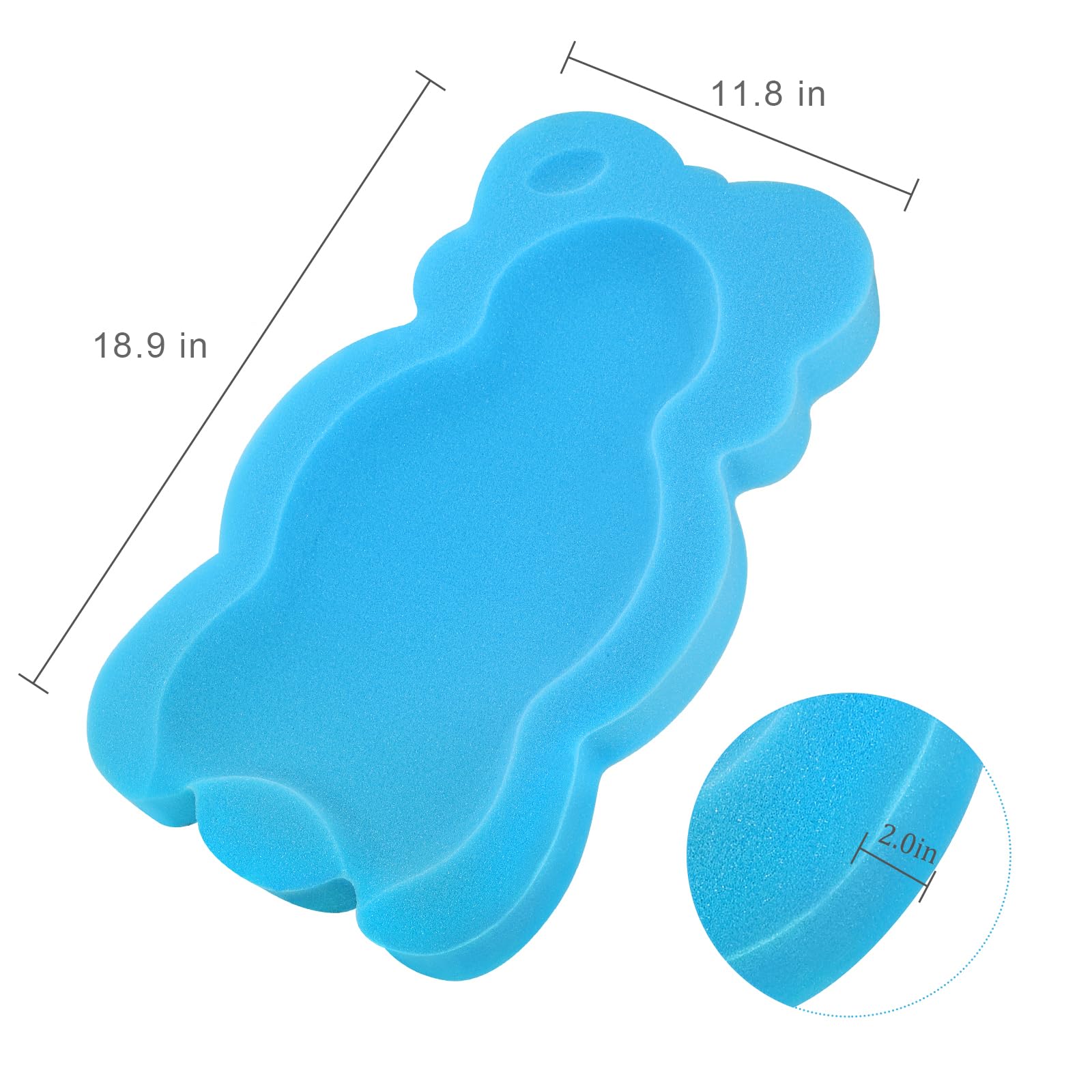 KECUCO apto para recién nacidos, bebés y niños pequeños durante el baño.
