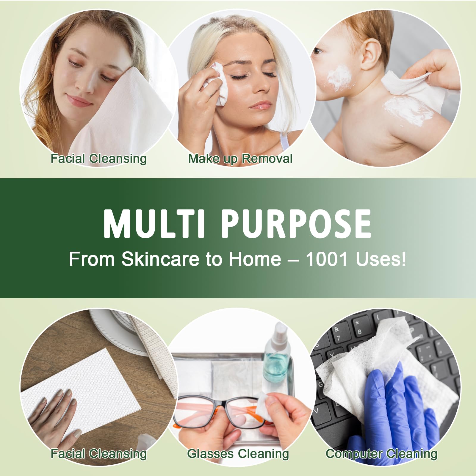 KeeiZoes travel-friendly wipes for gym, baby care, and on-the-go cleansing.