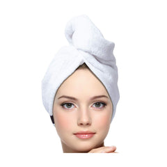 Keepoz toalla de cabello de algodón para secado rápido en todo tipo de cabellos.