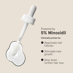 Keeps crown and vertex application on scalp for thinning areas.