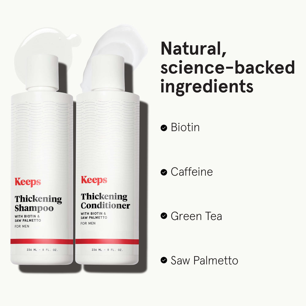 Keeps green tea and saw palmetto formulation close-up for soothing scalp.