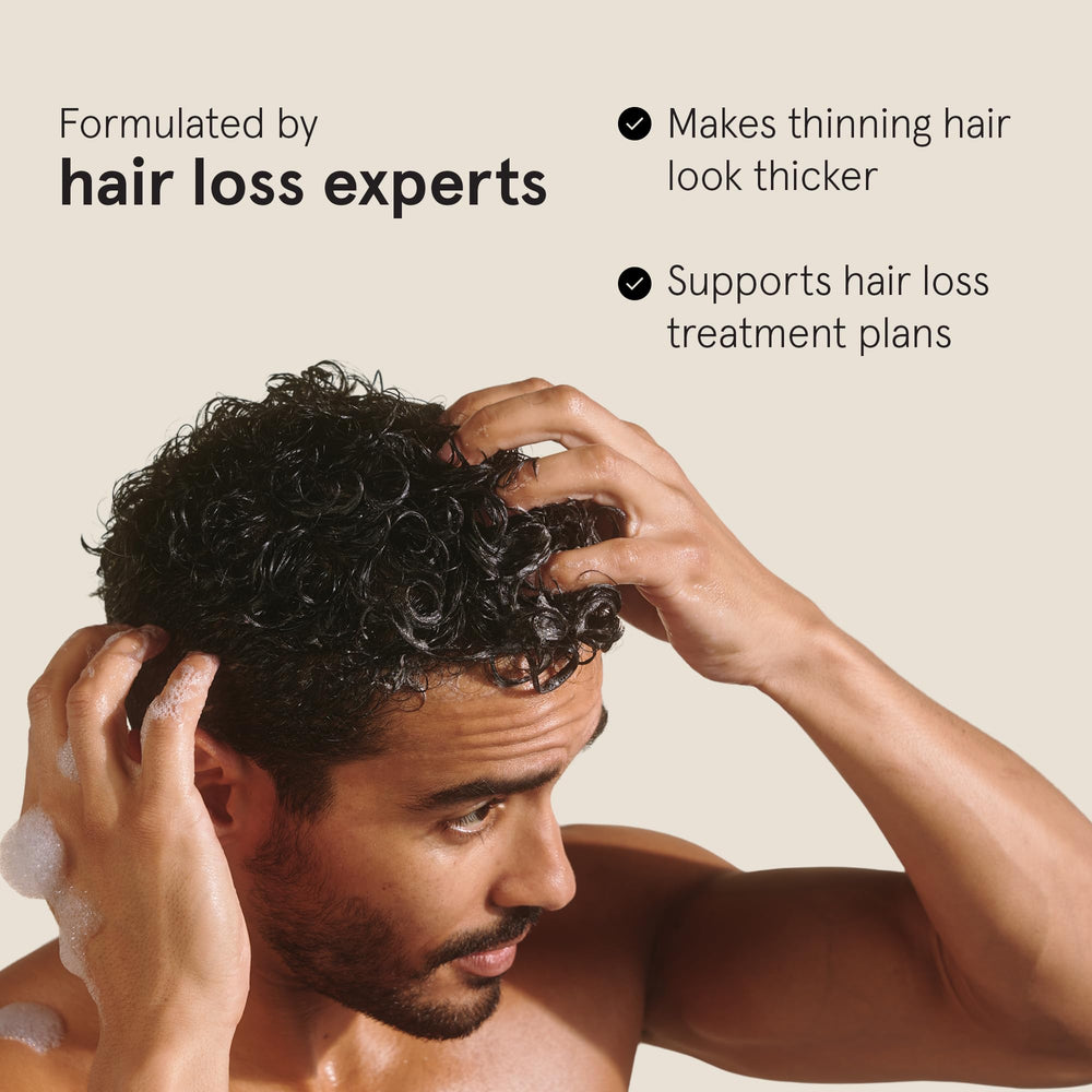 Keeps ingredient pack featuring biotin, caffeine, green tea, and saw palmetto for healthy-looking scalp.