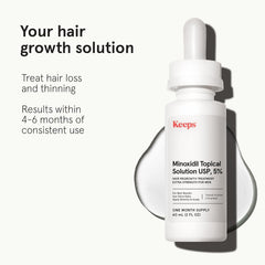 Keeps Minoxidil dropper applying serum precisely to crown and vertex.