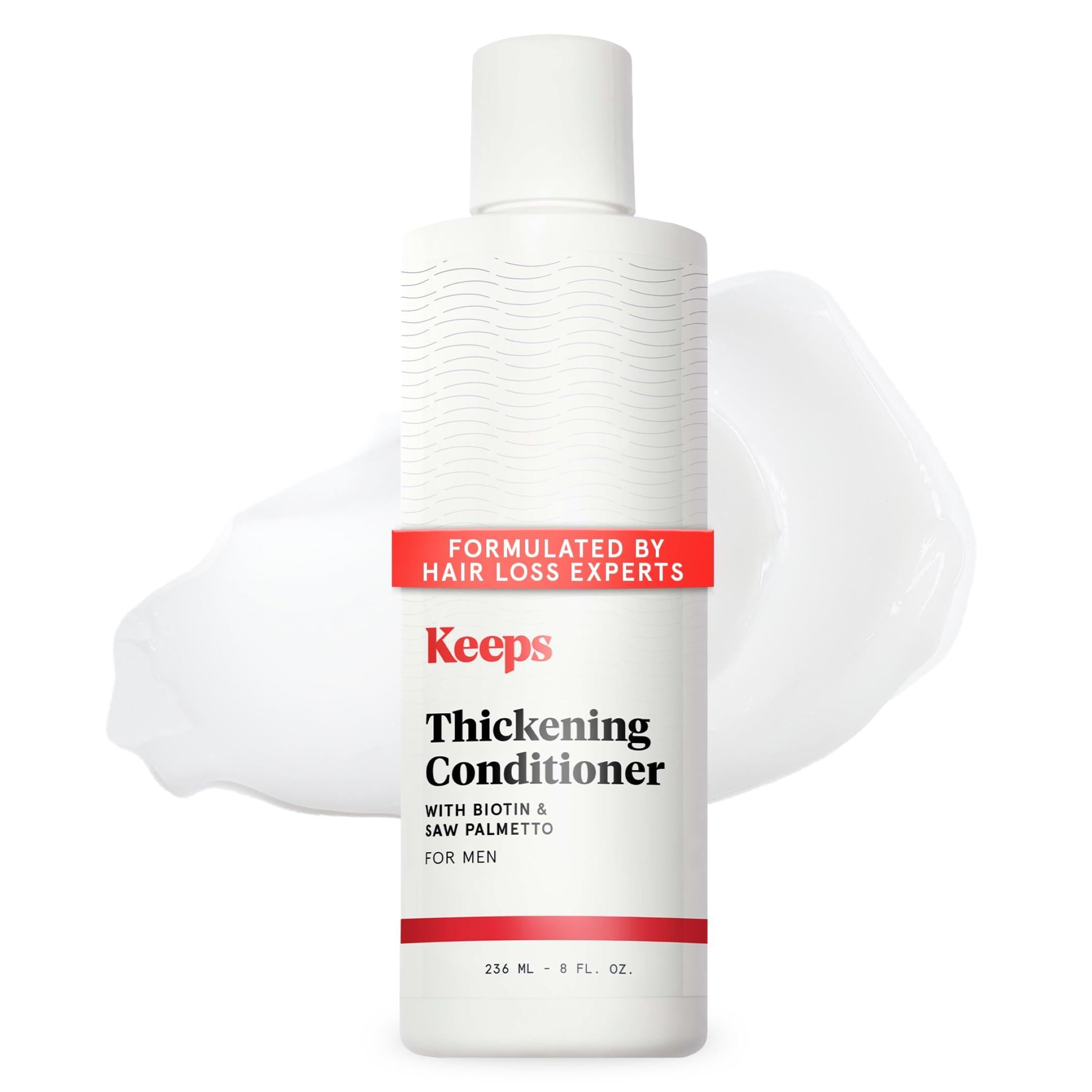 Keeps Thickening Conditioner bottle front view for fuller-looking hair