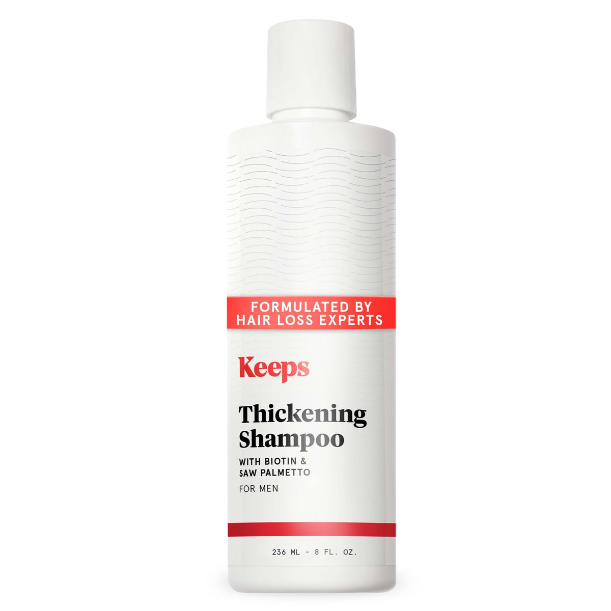 Keeps Thickening Shampoo bottle front showing color-safe formula for daily use
