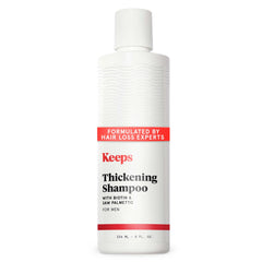 Keeps Thickening Shampoo bottle front showing color-safe formula for daily use