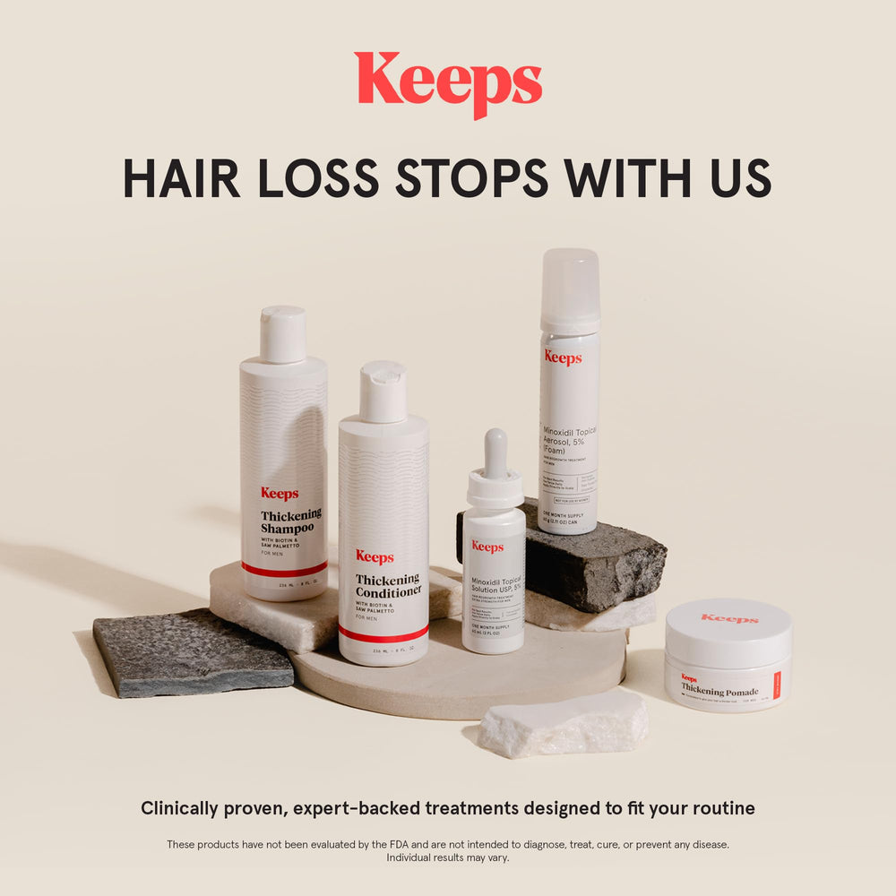 Keeps unscented topical solution bottle for sensitive-skin users and convenient daily use.