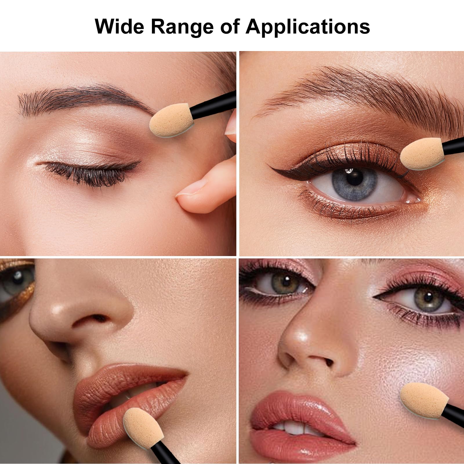 Keepsweat compact eyeshadow applicator for precise shade layering and controlled makeup application.