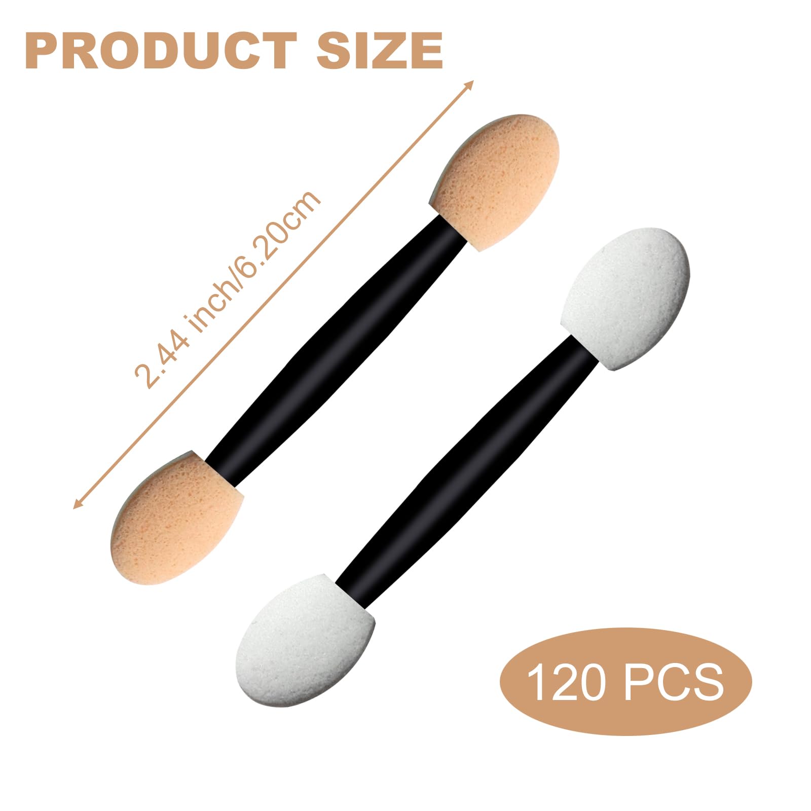 Keepsweat sponges-on-sticks applicator enables quick, even blending for daily looks.
