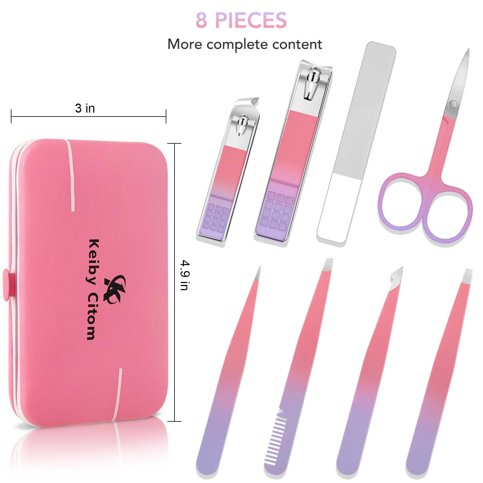 Keiby Citom eyebrow tweezers in use for shaping