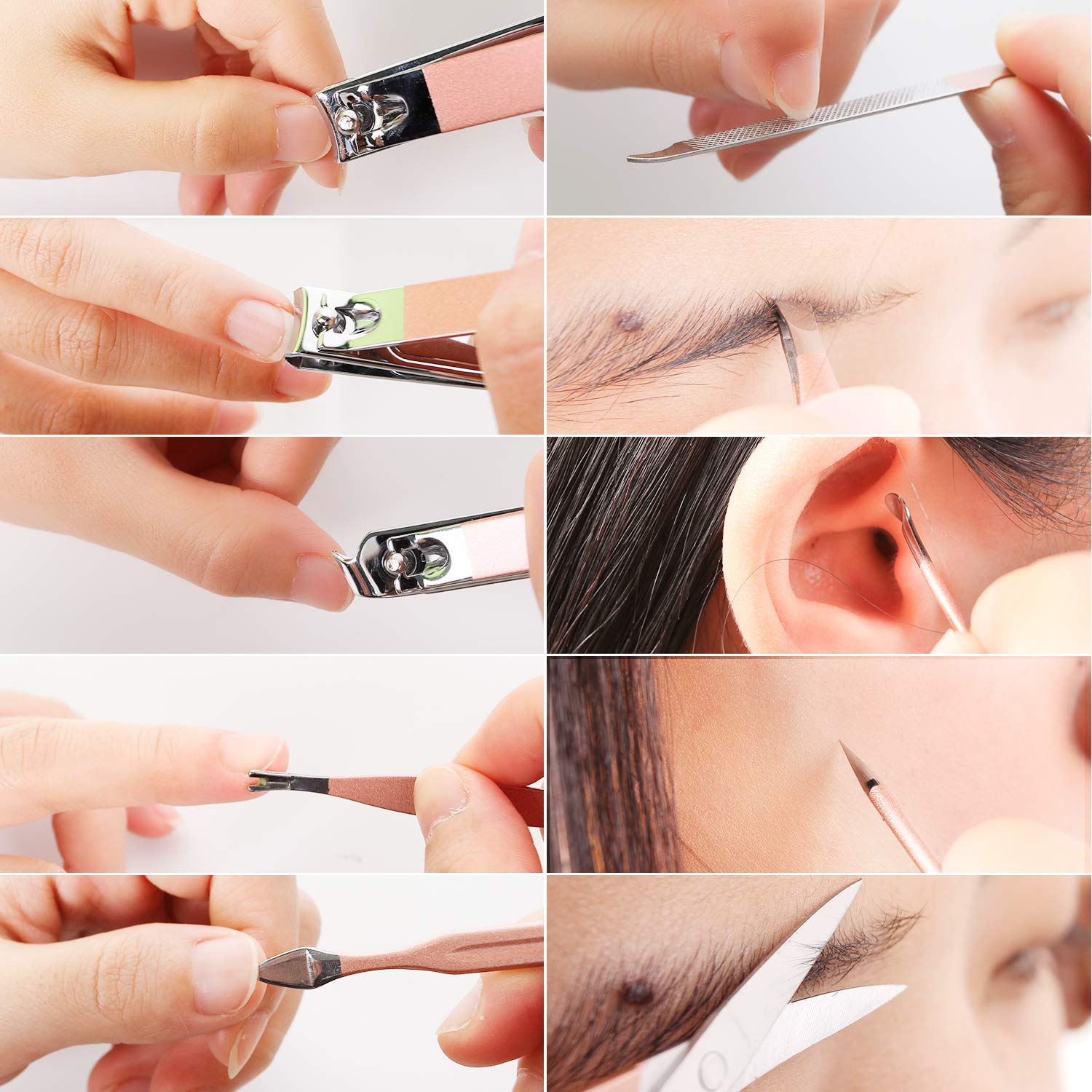 Keiby Citom manicure set designed for hands, feet, and face care