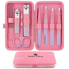 Keiby Citom tweezers set precision tip close-up for precise hair removal