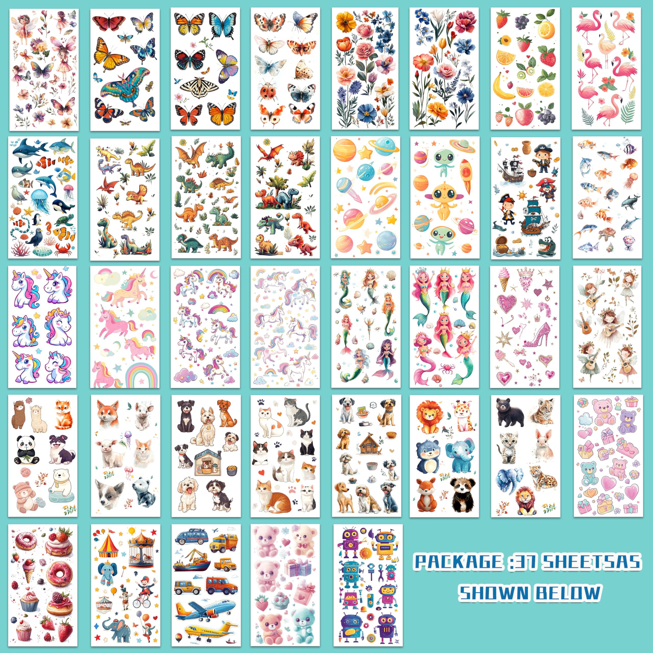 Keikihipa kids tattoos dinosaur collection for vivid party visuals