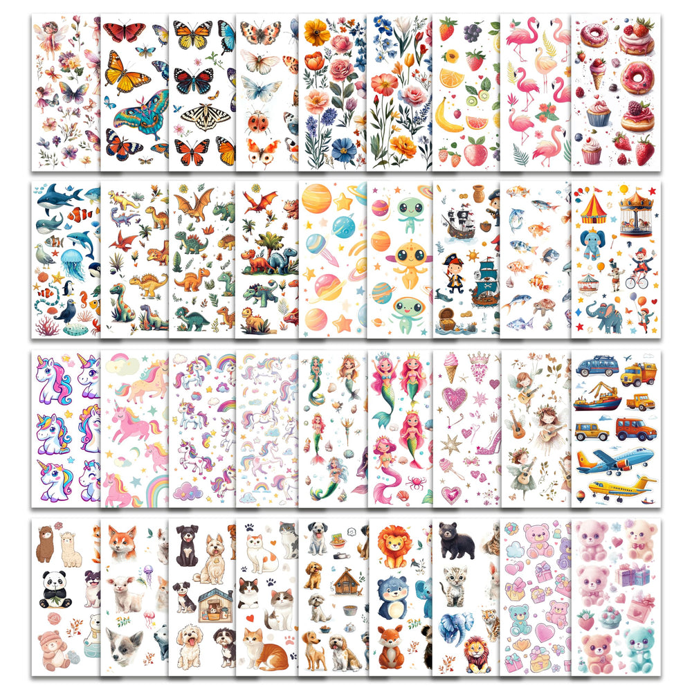 Keikihipa kids tattoos space designs for imaginative play and party fun