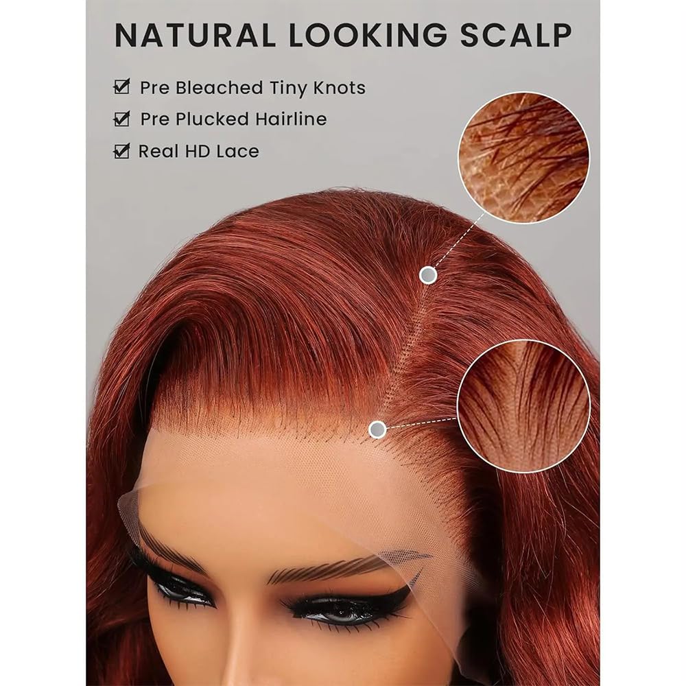 KEKEYY small bleached knots for a realistic hairline finish.