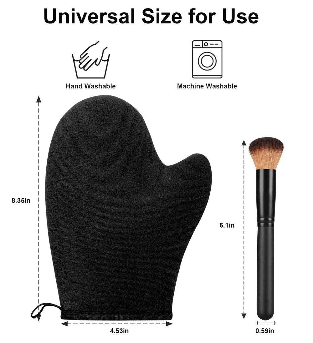 Kelilo easy-care tanning tools rinse and dry quickly between uses