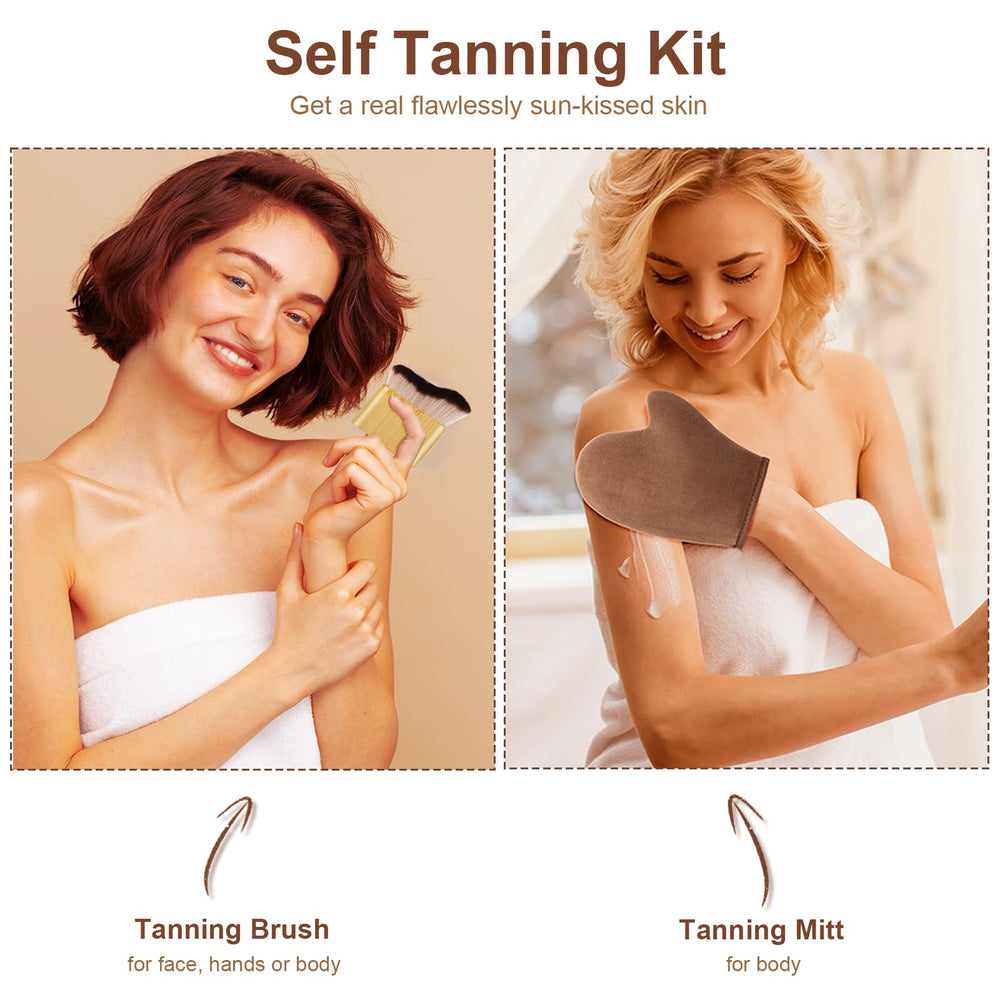 KELILO self tanner brush for face and body for flawless blending.