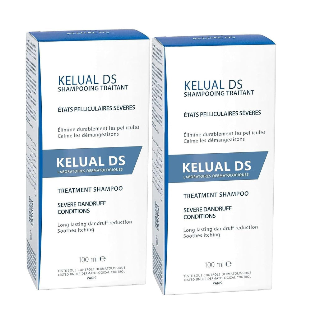 KELUAL DS fórmula profesional para cuero cabelludo con caspa persistente.