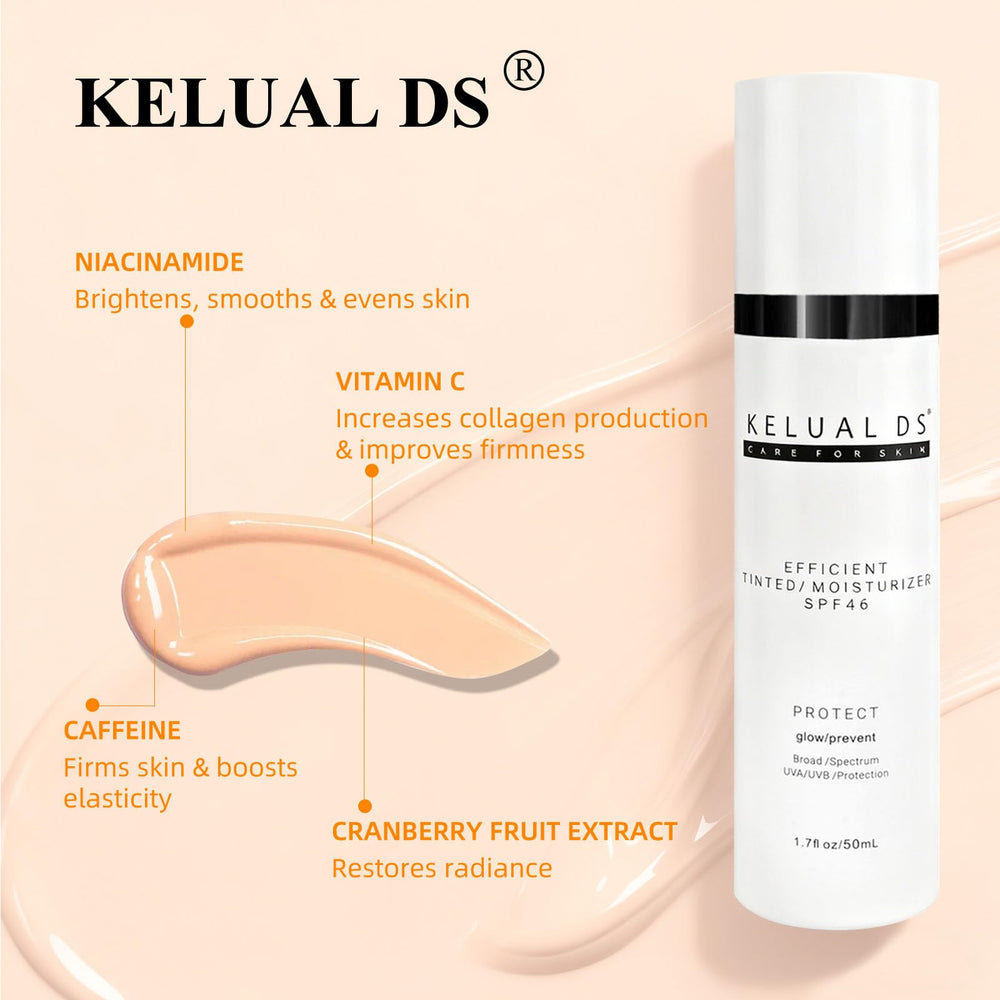 KELUAL DS: piel con brillo natural en todas las tonalidades.