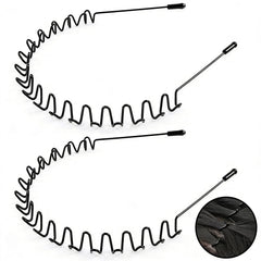 Diadema kelubatu con dientes ondulados para mayor agarre en cabello abundante.
